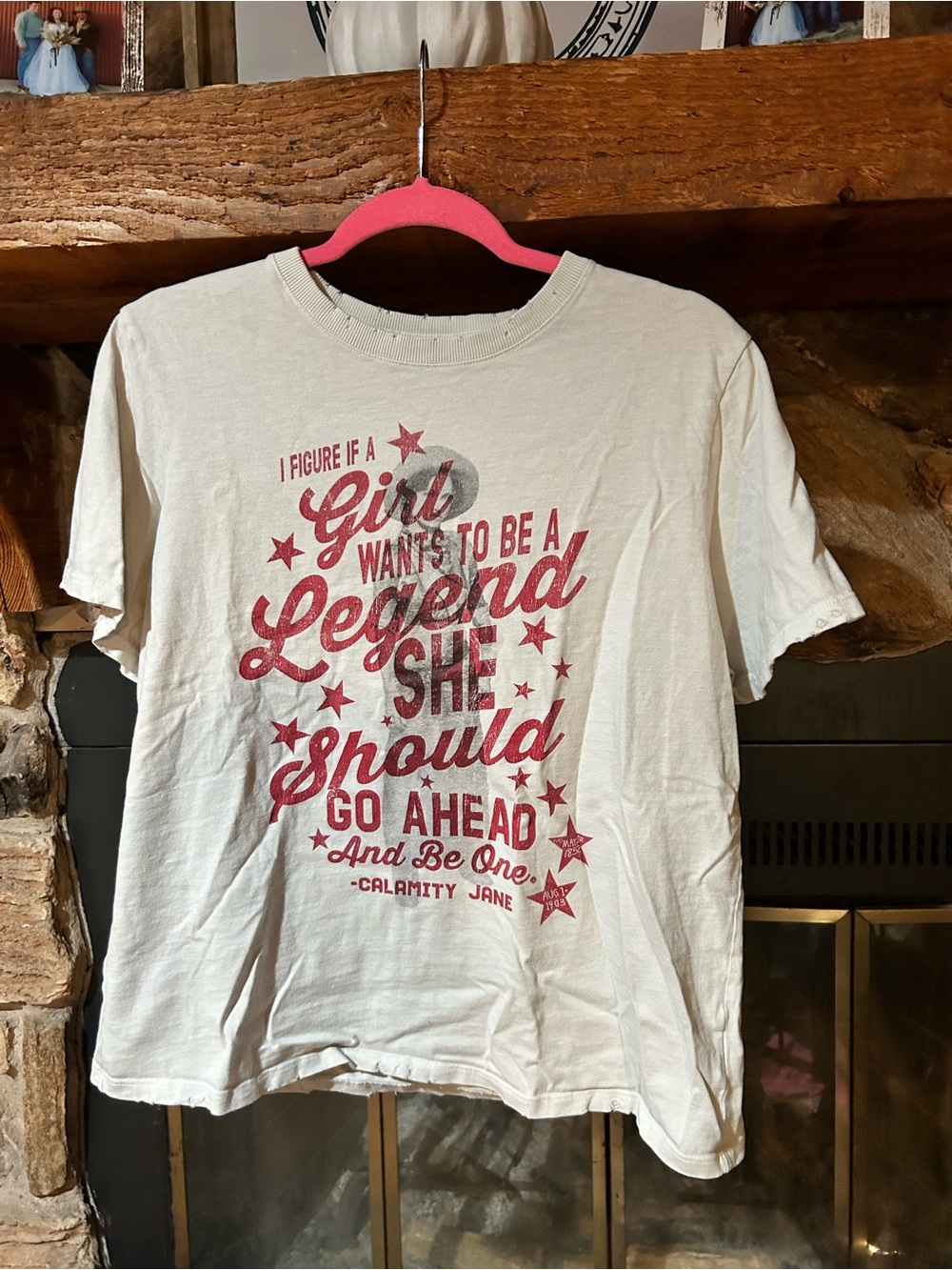 Calamity Jane distressed T shirt